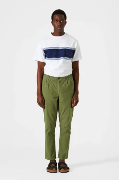 Seersucker Pants Plain Khaki | Edmmond Studios Clearance