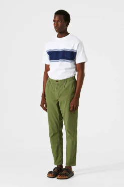 Seersucker Pants Plain Khaki | Edmmond Studios Clearance