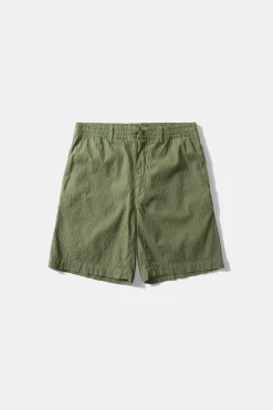 Seersucker Plain Khaki | Edmmond Studios Cheap