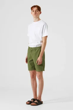 Seersucker Plain Khaki | Edmmond Studios Cheap