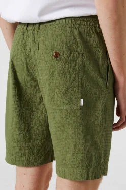 Seersucker Plain Khaki | Edmmond Studios Cheap
