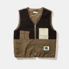 Shearling Vest Plain Navy | Edmmond Studios Cheap