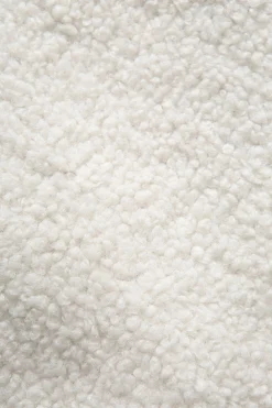 Shearling Vest Plain Off White | Edmmond Studios Clearance