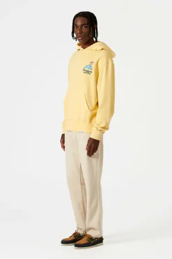 Shelly Hoodie Plain Light Yellow | Edmmond Studios Outlet