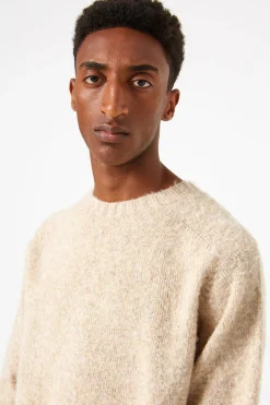 Shetland Sweater Plain Beige | Edmmond Studios Cheap