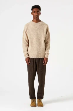 Shetland Sweater Plain Beige | Edmmond Studios Cheap