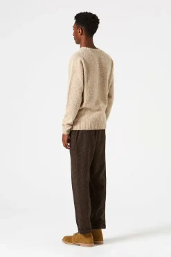 Shetland Sweater Plain Beige | Edmmond Studios Cheap