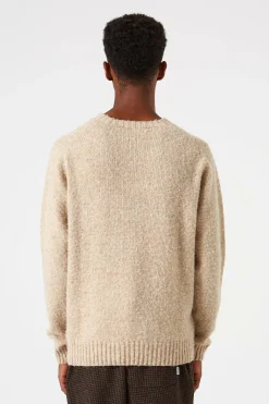 Shetland Sweater Plain Beige | Edmmond Studios Cheap