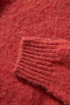 Shetland Sweater Plain Salmon | Edmmond Studios New