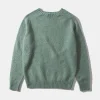 Shetland Sweater Plain Turquoise | Edmmond Studios Outlet