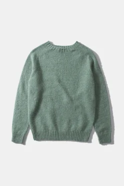 Shetland Sweater Plain Turquoise | Edmmond Studios Outlet