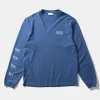 Slow Rhytms Ls Plain Blue | Edmmond Studios Hot