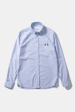 Special Duck Shirt Plain Blue | Edmmond Studios Best Sale