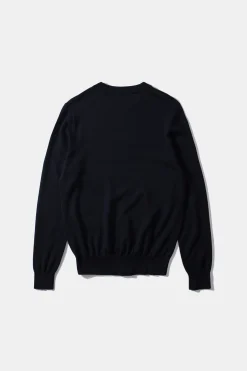Special Duck Sweater Plain Navy | Edmmond Studios Fashion