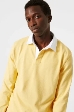 Spring Polo Plain Yellow | Edmmond Studios Cheap