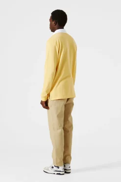 Spring Polo Plain Yellow | Edmmond Studios Cheap