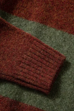 Stripes Sweater Plain Green | Edmmond Studios Outlet