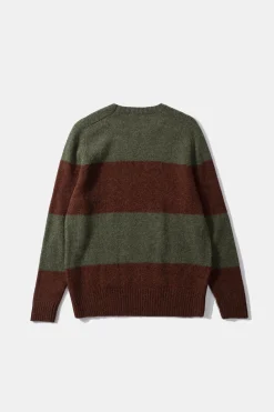 Stripes Sweater Plain Green | Edmmond Studios Outlet