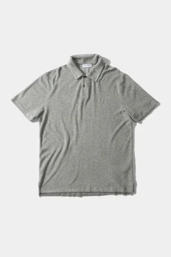 Terry Polo Plain Grey Melange | Edmmond Studios Cheap