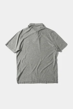 Terry Polo Plain Grey Melange | Edmmond Studios Cheap