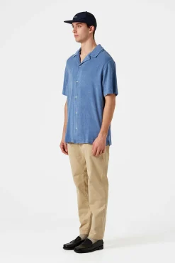 Terry Shirt Plain Steel | Edmmond Studios Sale