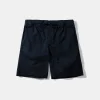 Travis Shorts Plain Navy | Edmmond Studios Flash Sale