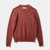 Wool Polo Plain Copper | Edmmond Studios Hot