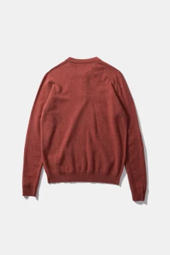 Wool Polo Plain Copper | Edmmond Studios Hot