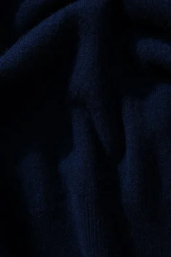 Wool Polo Plain Navy | Edmmond Studios Cheap